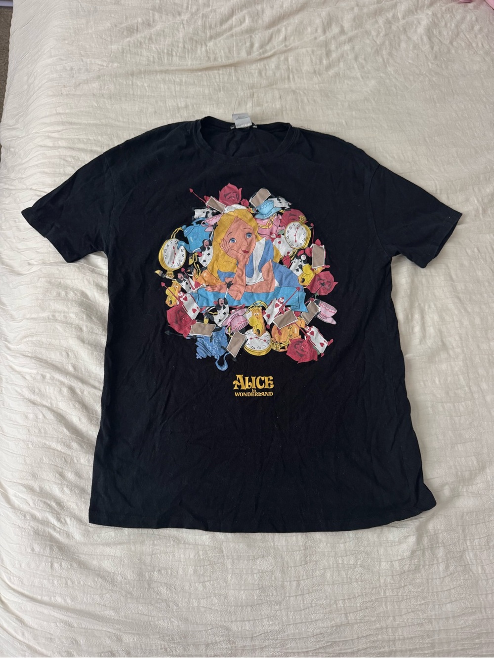 Zara x Alice in Wonderland Graphic Tee